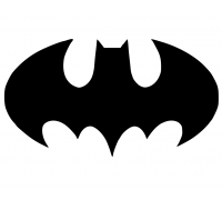 Картинка из термотрансферной плёнки Бэтмен